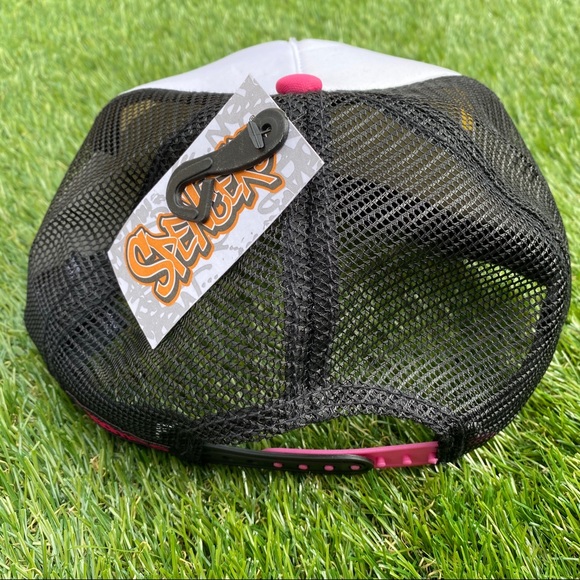 NEW! Deadmau5 Pink Logo Face Trucker Hat - Picture 5 of 5